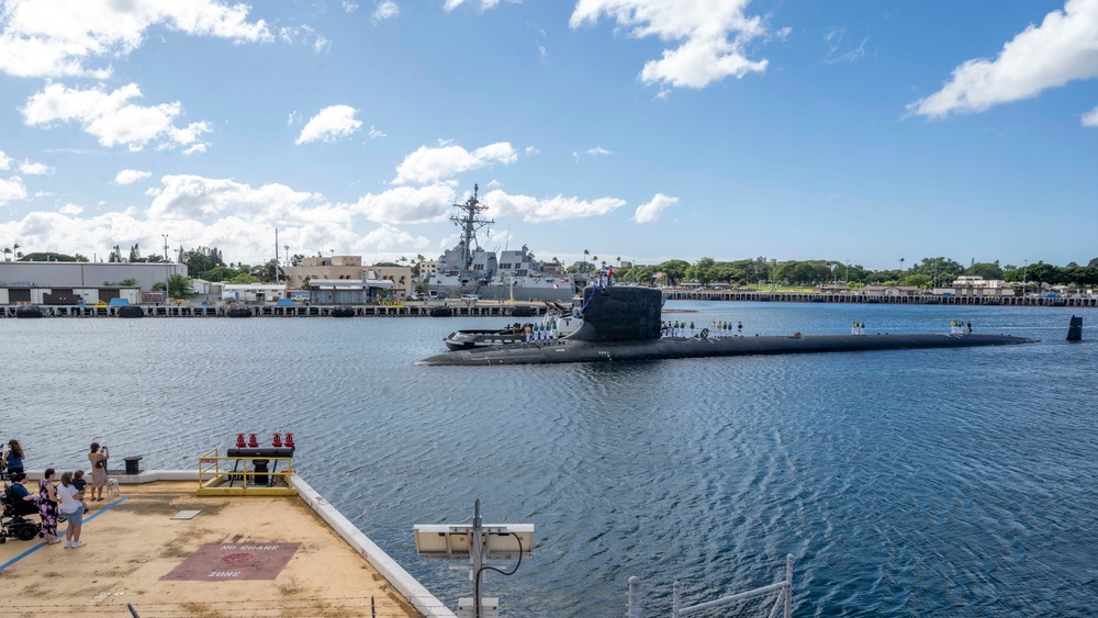 USS Montana (SSN 794) Changes Homeport to Pearl Harbor