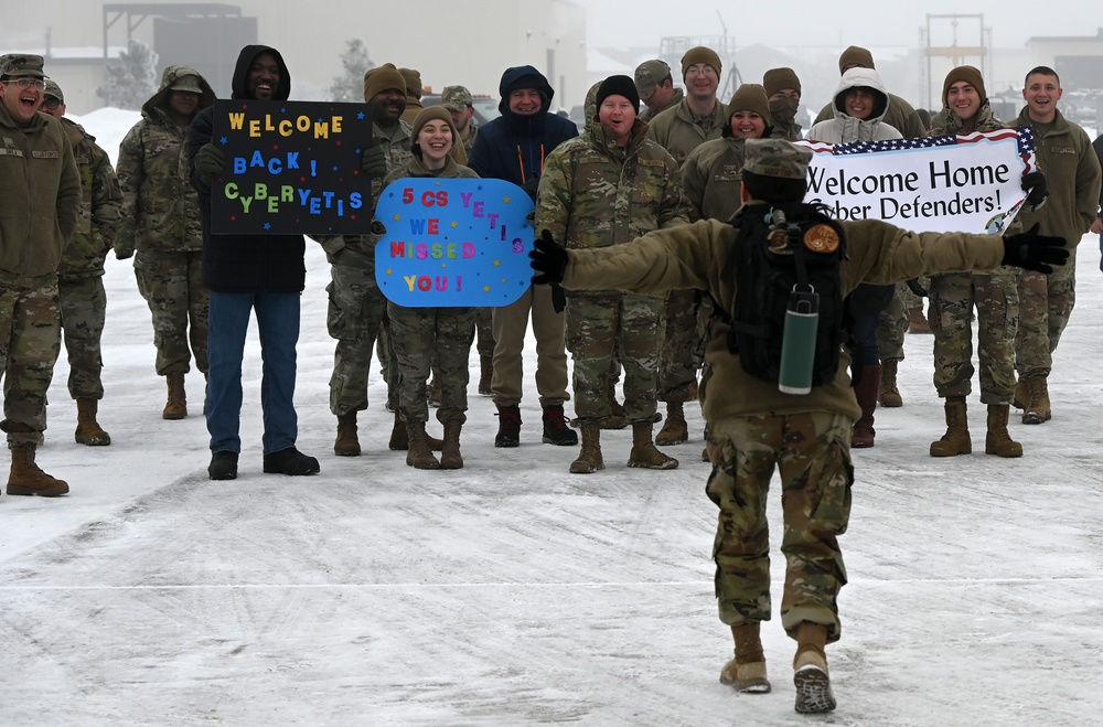 Minot Airmen Return