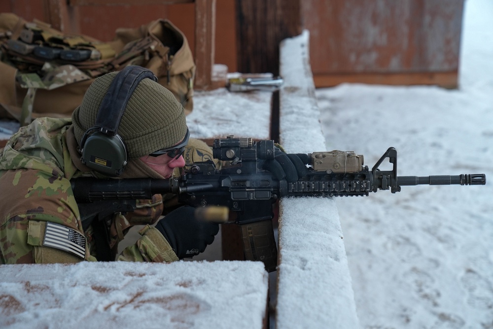 11th Airborne Division's BRC teams prepare for competition with a day at the range