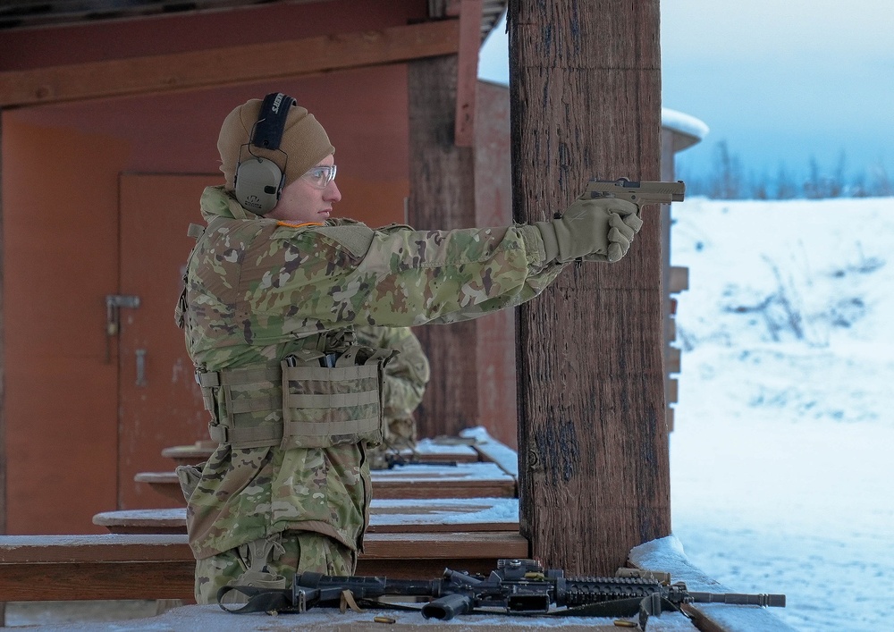 11th Airborne Division's BRC teams prepare for competition with a day at the range