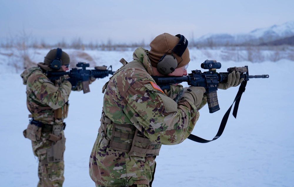 11th Airborne Division's BRC teams prepare for competition with a day at the range