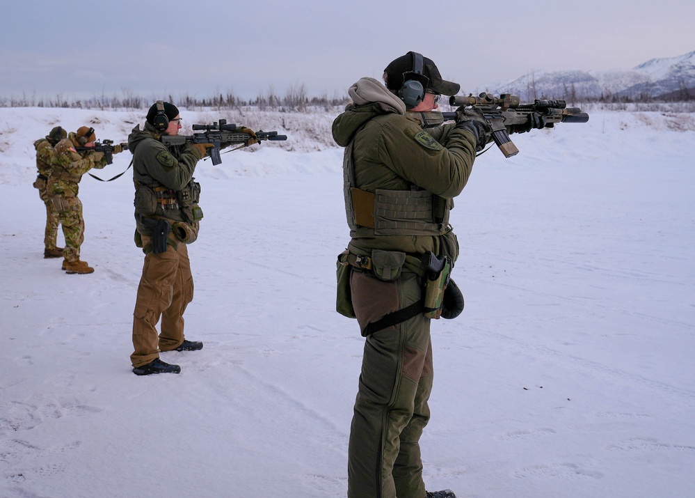 11th Airborne Division's BRC teams prepare for competition with a day at the range