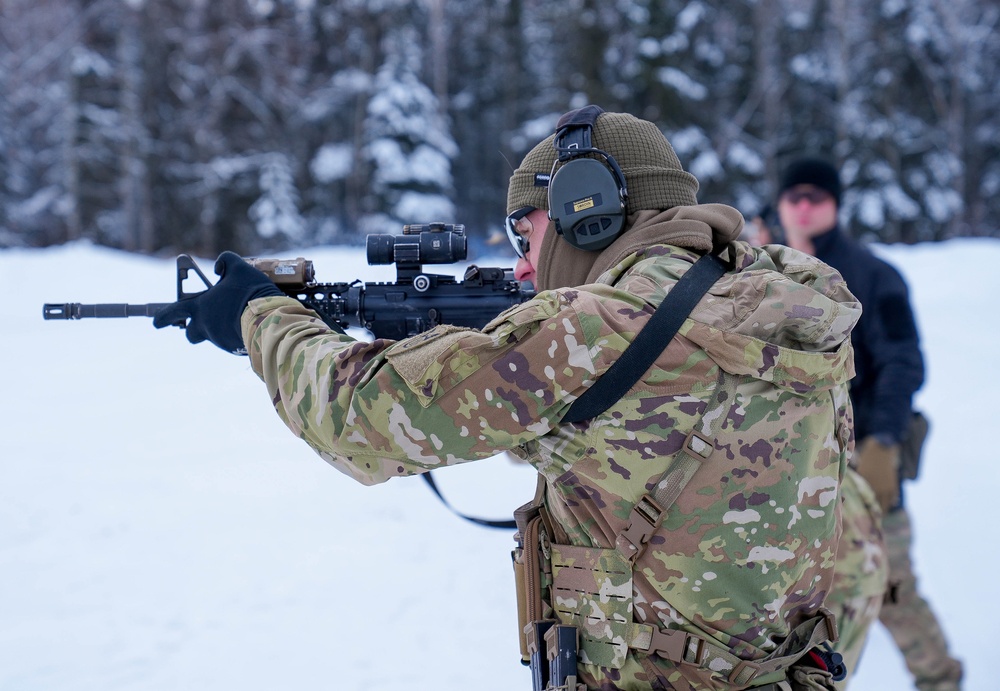 11th Airborne Division's BRC teams prepare for competition with a day at the range