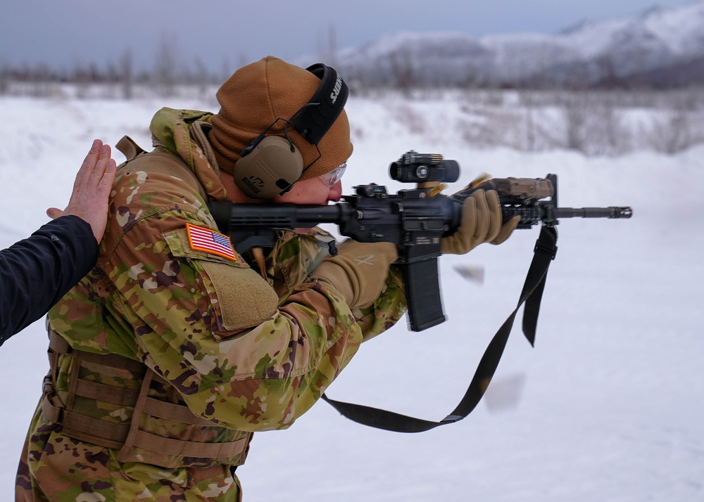 11th Airborne Division's BRC teams prepare for competition with a day at the range