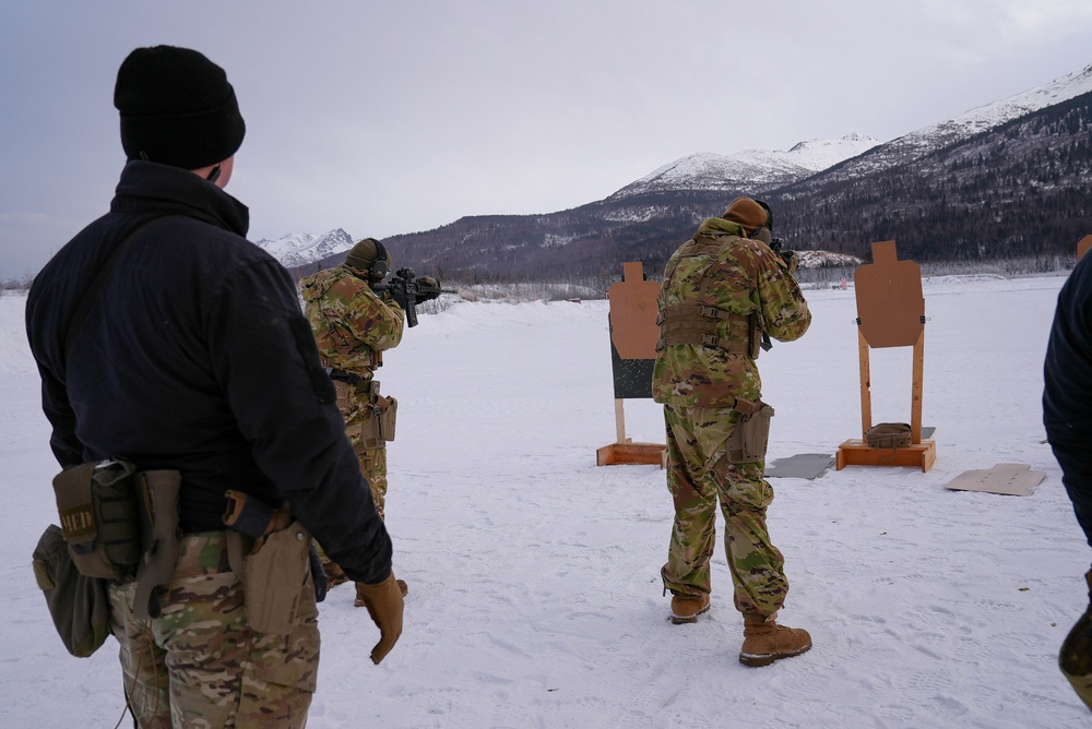 11th Airborne Division's BRC teams prepare for competition with a day at the range