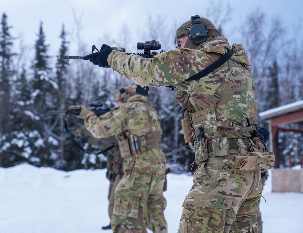 11th Airborne Division's BRC teams prepare for competition with a day at the range