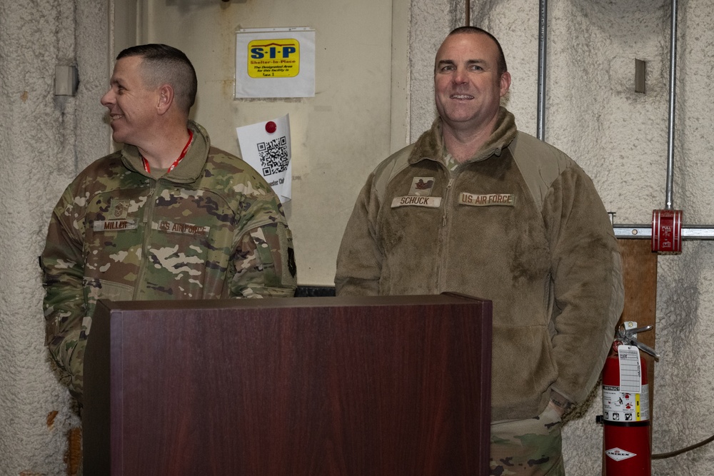 3rd Wing command teams recognizes 3 MUNS for achievements