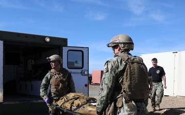 Navy Expeditionary Medicine teams hone skills in realistic operational scenarios to enhance readiness