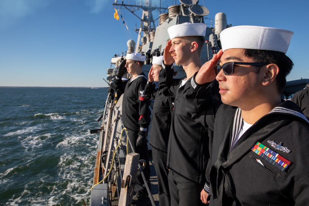 USS Cole Returns to Home Port