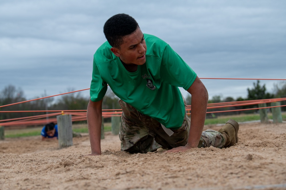 JROTC cadets compete in Rougher Raider Invitational