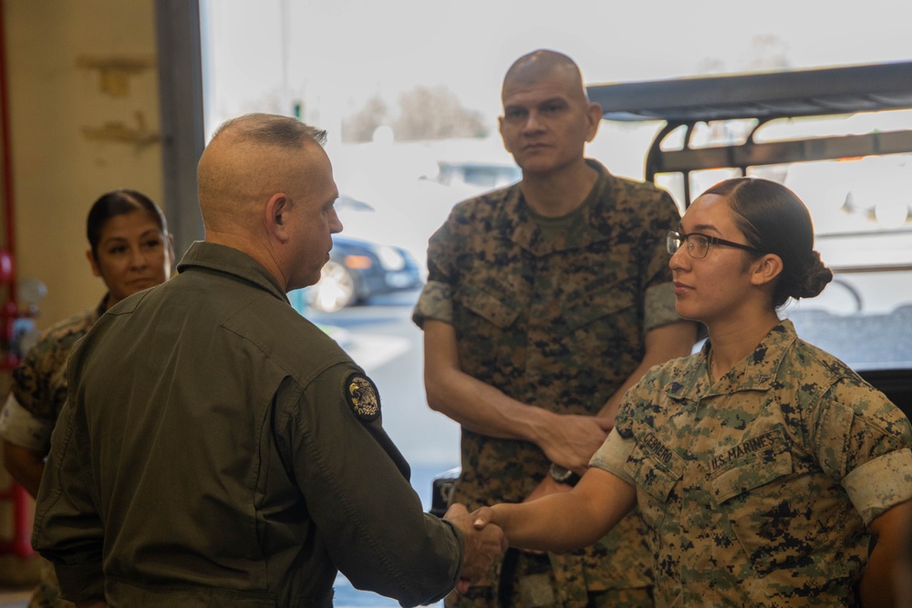 1st MAW CG visits MAG-24