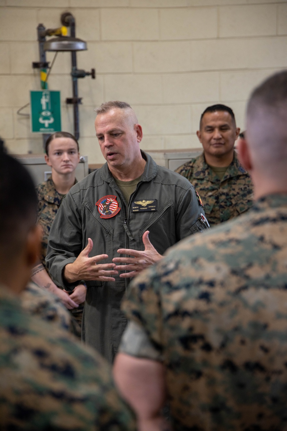 1st MAW CG visits MAG-24