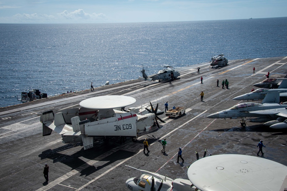 USS Carl Vinson (CVN 70) Conducts Routine Operations in the Sulu Sea