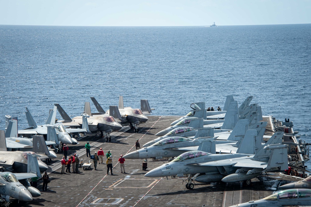 USS Carl Vinson (CVN 70) Transits the Sulu Sea