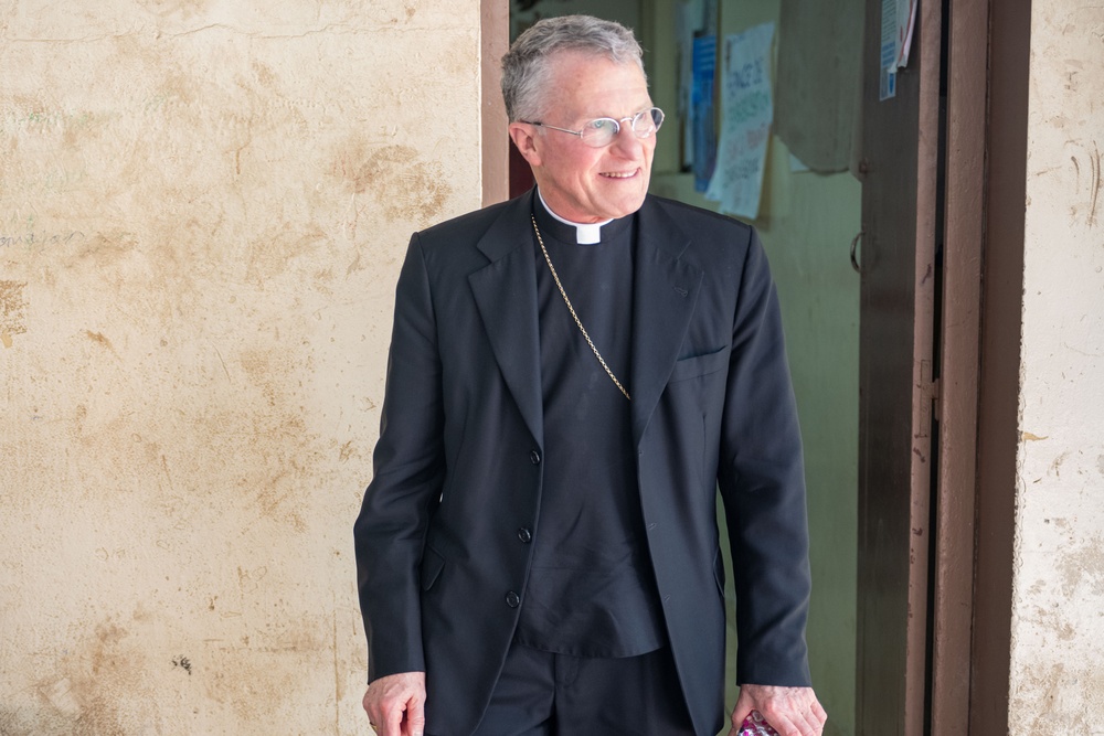 Archbishop of the Archdiocese for the Military Services Visits Camp Lemonnier