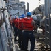Replenishment-at-Sea Aboard USS The Sullivans.