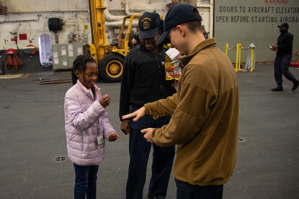 USS America (LHA 6) Hosts Friends and Family Day