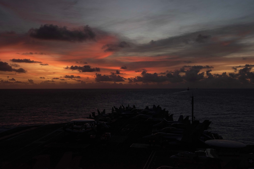 USS Carl Vinson (CVN 70) Transits the Balabac Strait