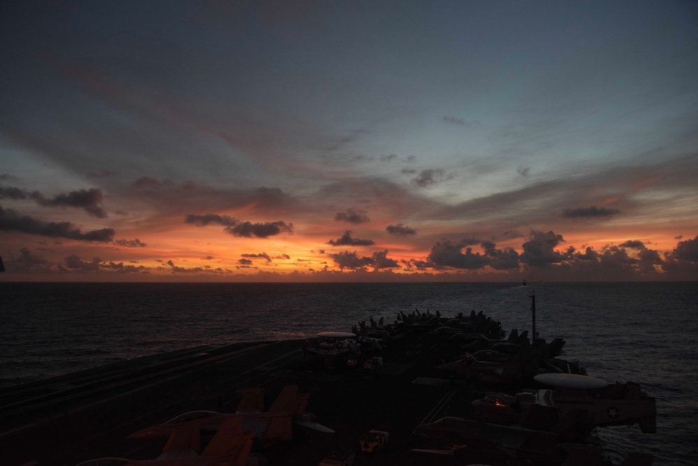 USS Carl Vinson (CVN 70) Transits the Balabac Strait