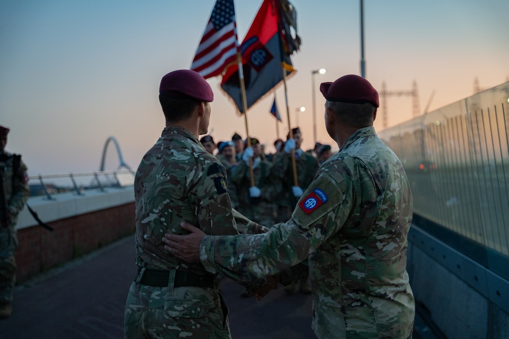 Paratroopers commemorate 80th Anniversary of Waal River Crossing