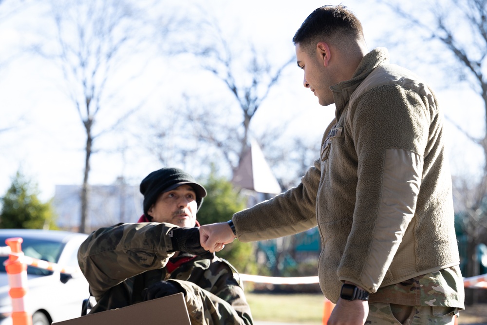 National Guard Recruiters Save Essex County Food Drive