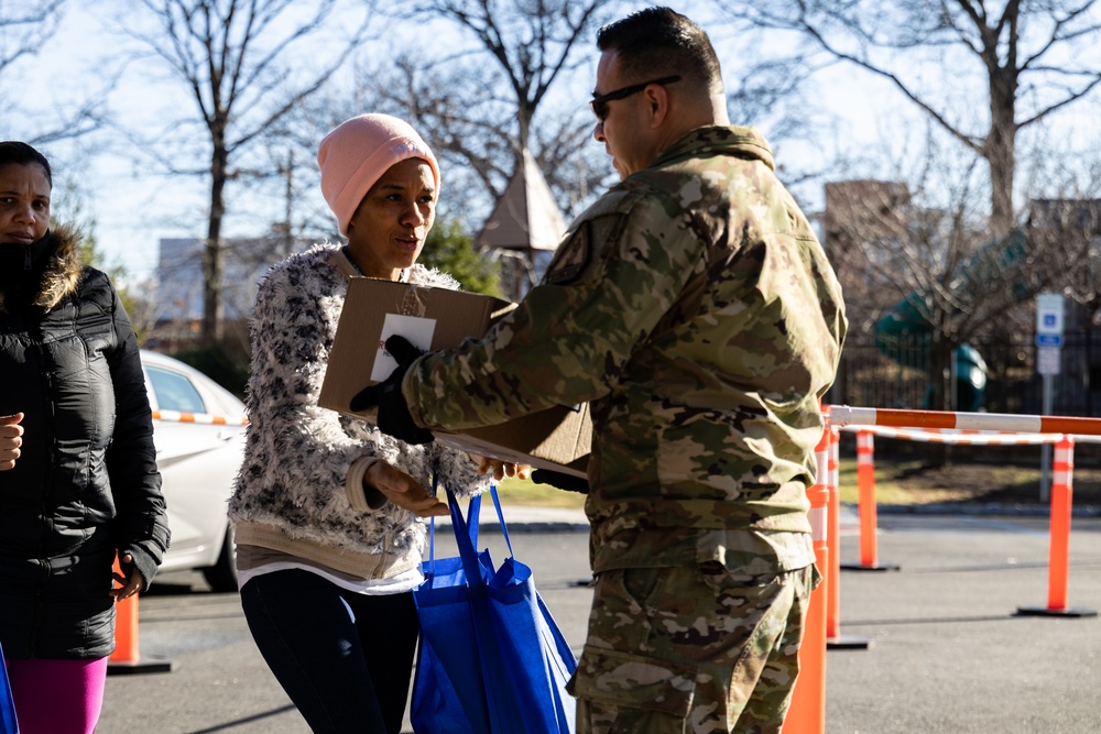 National Guard Recruiters Save Essex County Food Drive