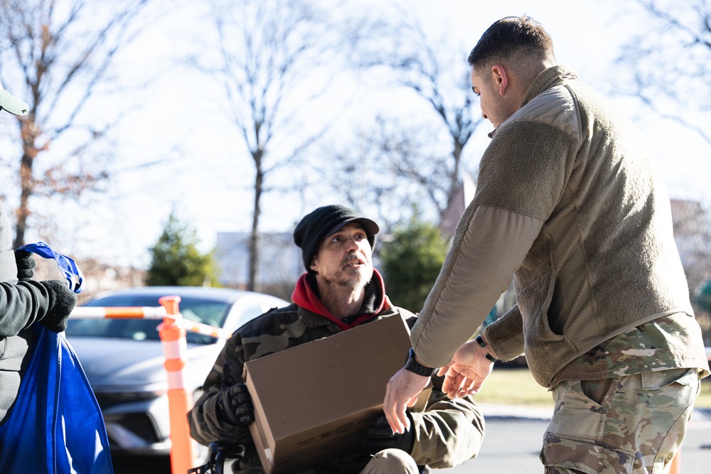 National Guard Recruiters Save Essex County Food Drive