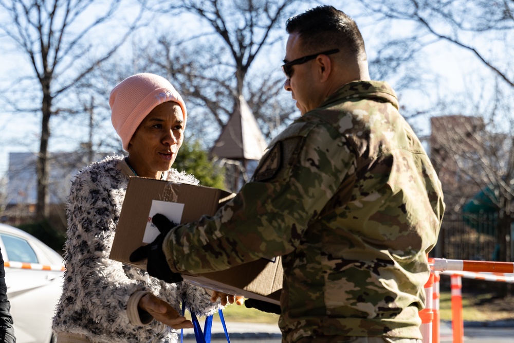 National Guard Recruiters Save Essex County Food Drive