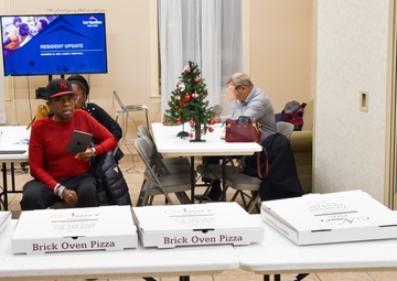 Garrison Leaders Update Community at Residence Town Hall