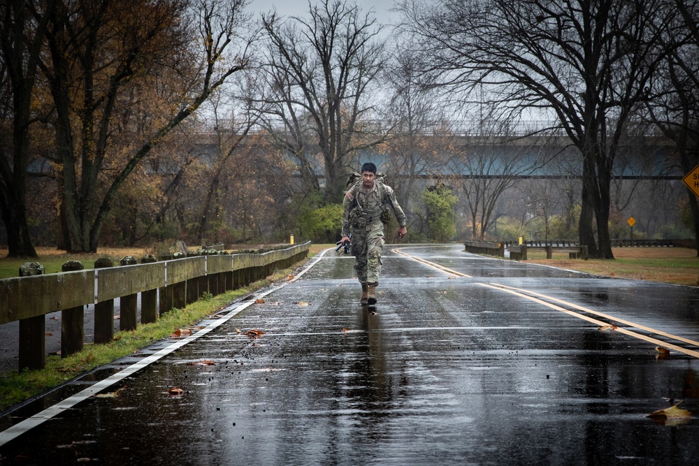 Cadets conduct the final ruck of the year