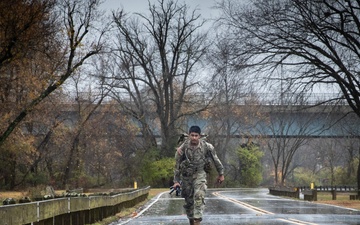 Cadets conduct the final ruck of the year