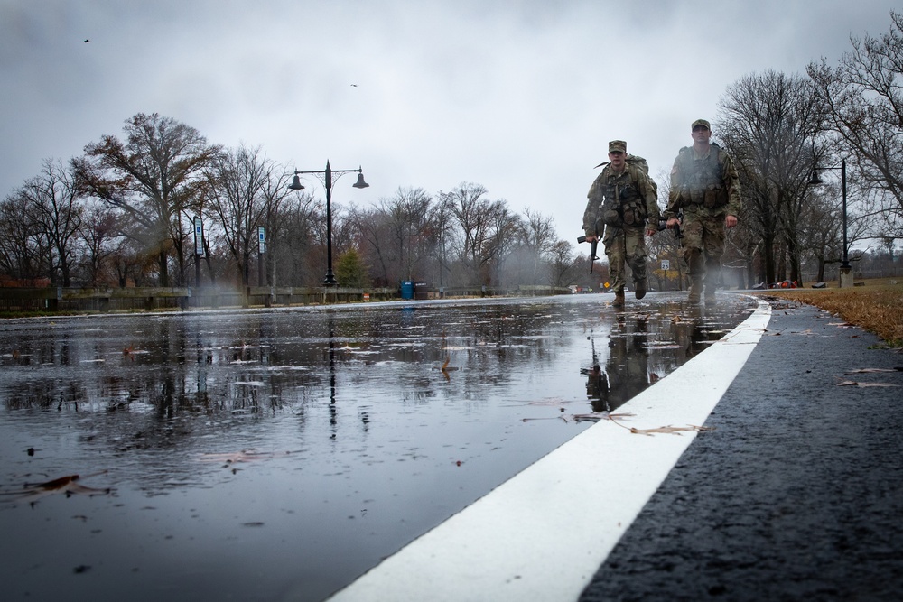 Cadets conduct the final ruck of the year