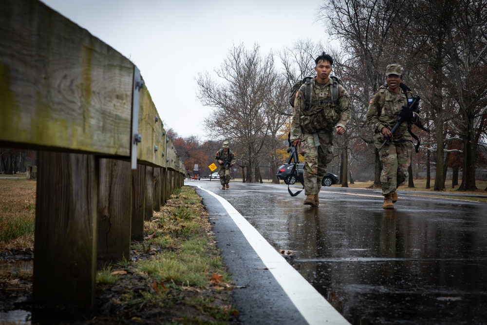 Cadets conduct the final ruck of the year