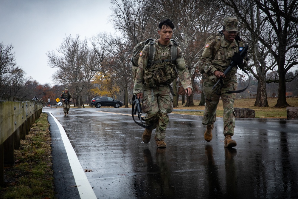 Cadets conduct the final ruck of the year