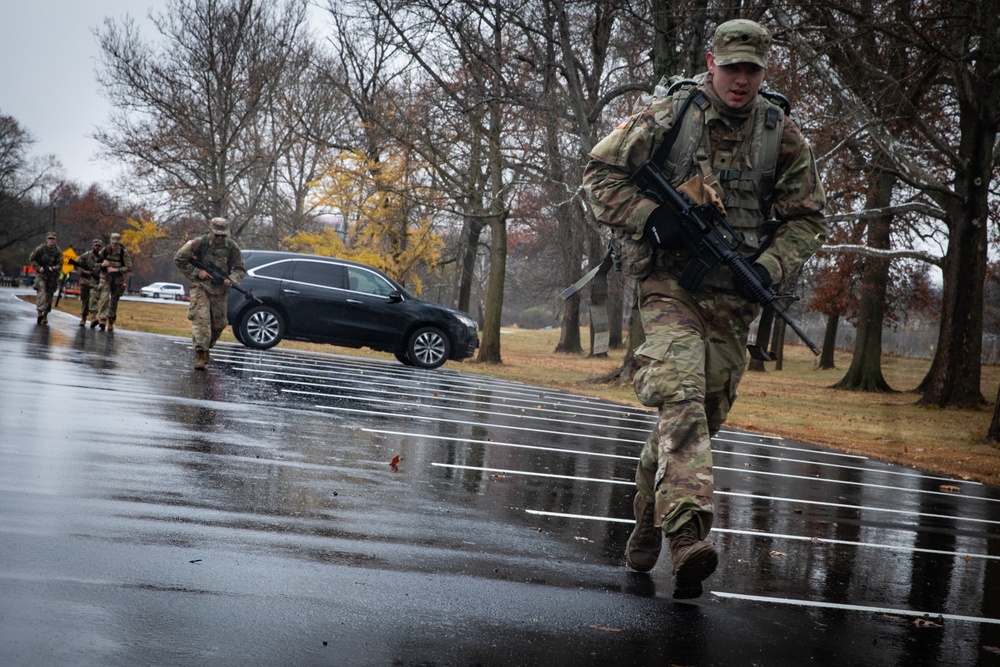 Cadets conduct the final ruck of the year