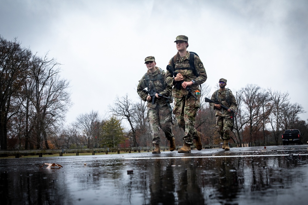 Cadets conduct the final ruck of the year