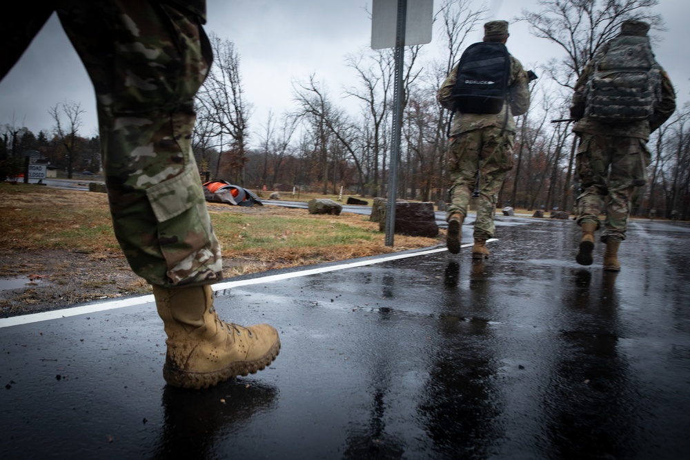 Cadets conduct the final ruck of the year