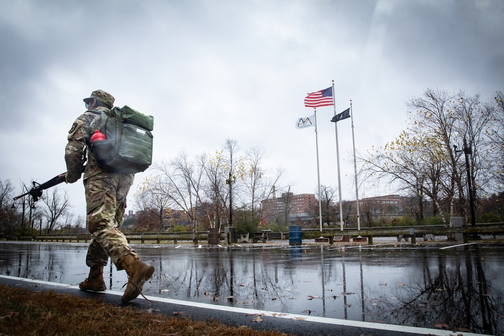 Cadets conduct the final ruck of the year