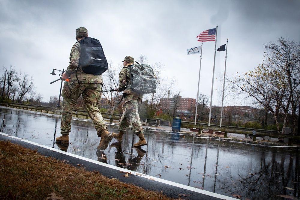 Cadets conduct the final ruck of the year