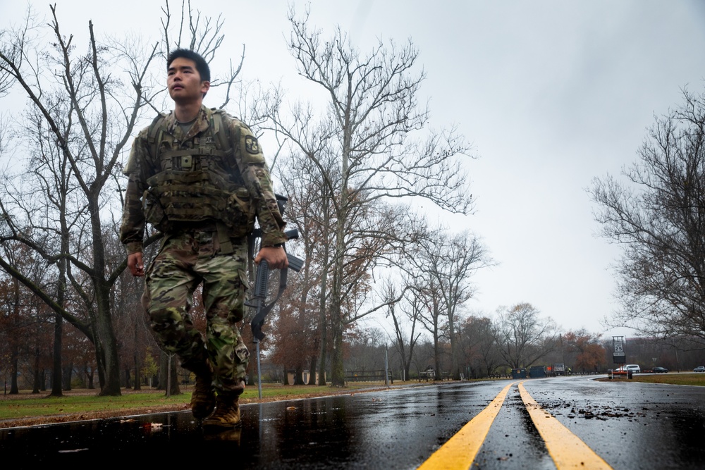 Cadets conduct the final ruck of the year