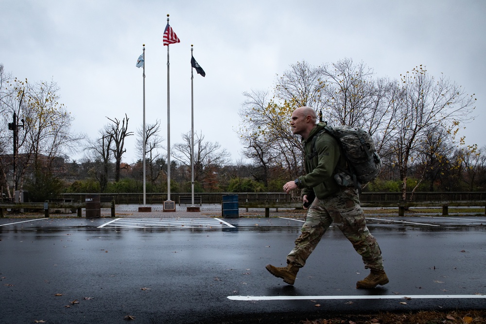 Cadets conduct the final ruck of the year