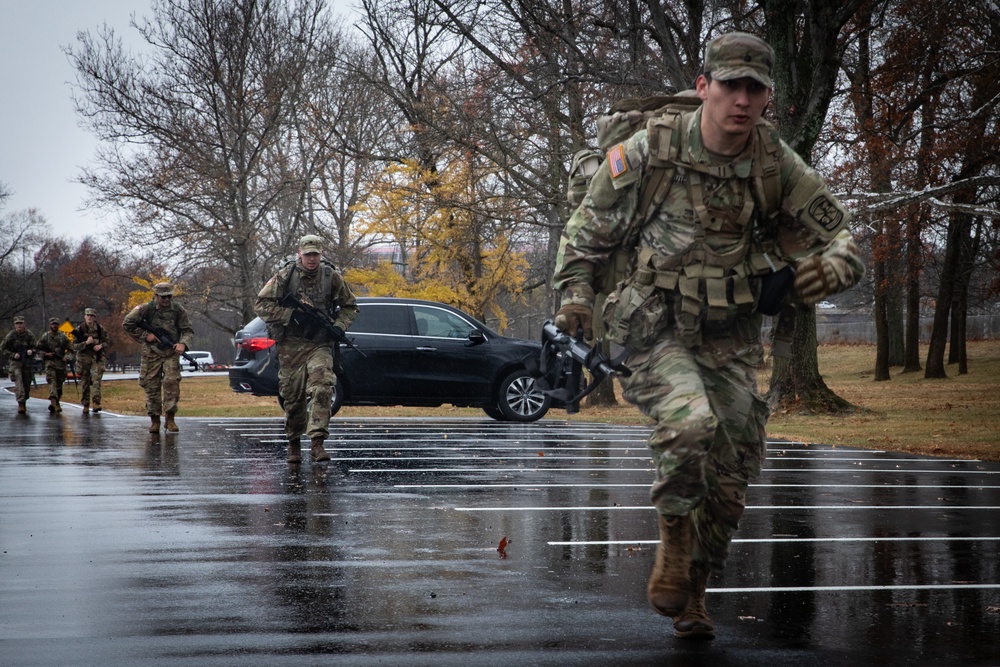 Cadets conduct the final ruck of the year