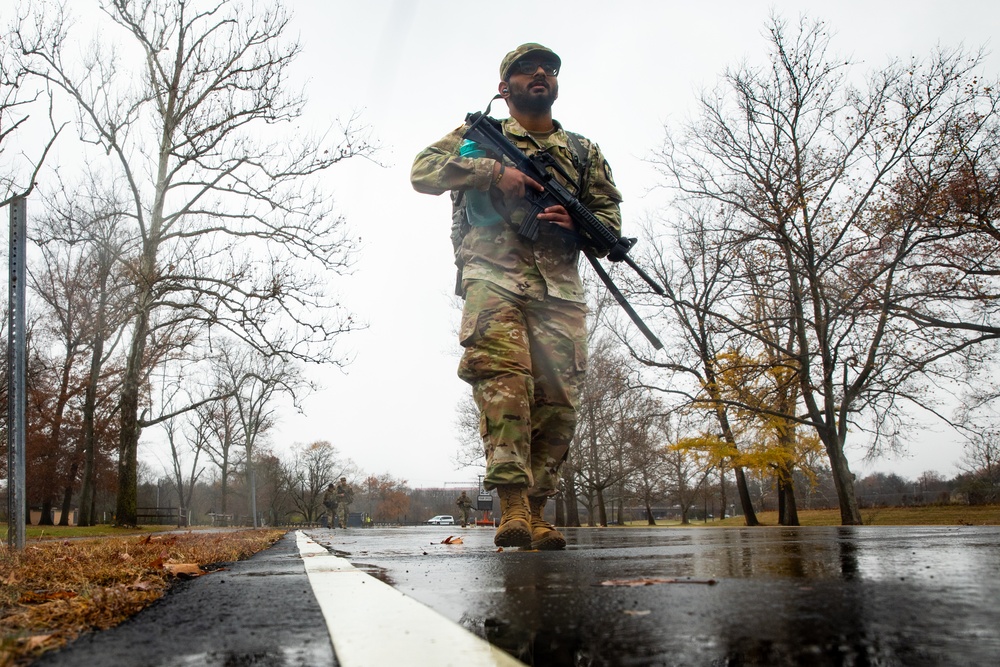 Cadets conduct the final ruck of the year