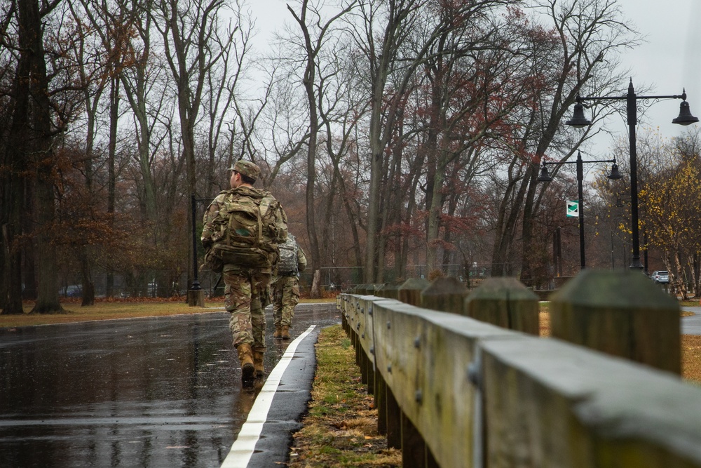 Cadets conduct the final ruck of the year