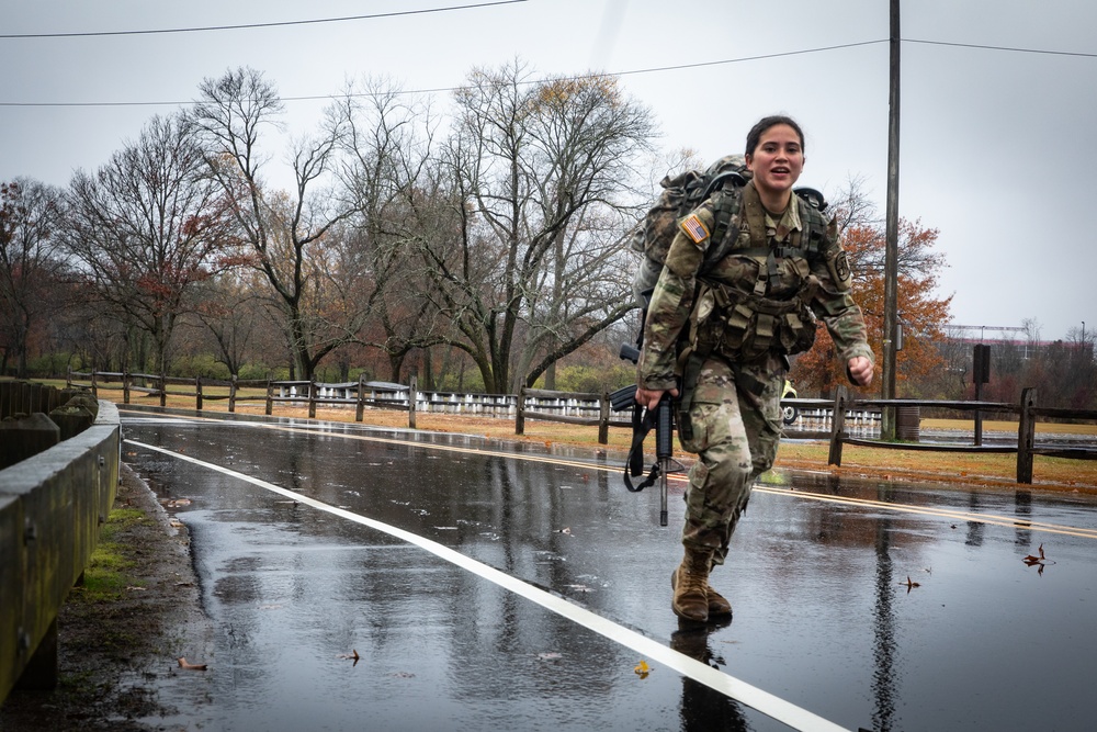 Cadets conduct the final ruck of the year