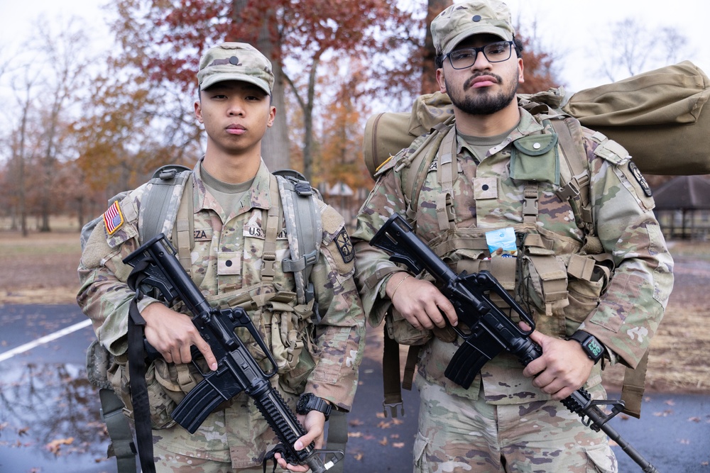 Cadets conduct the final ruck of the year