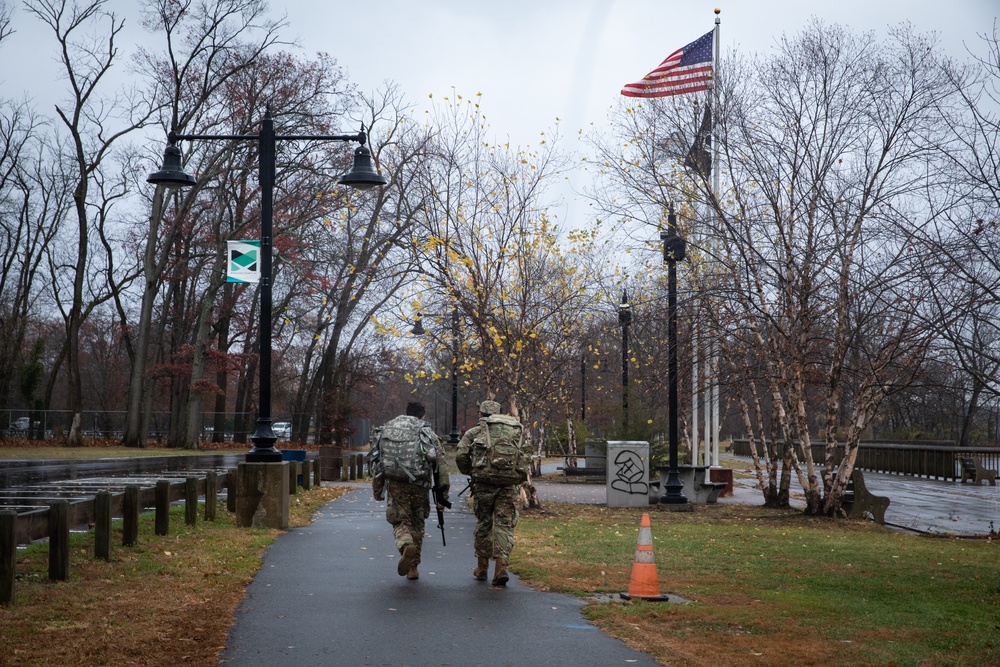 Cadets conduct the final ruck of the year