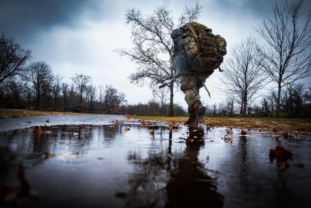 Cadets conduct the final ruck of the year