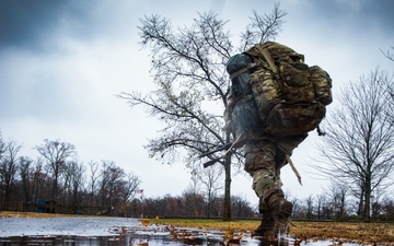 Cadets conduct the final ruck of the year