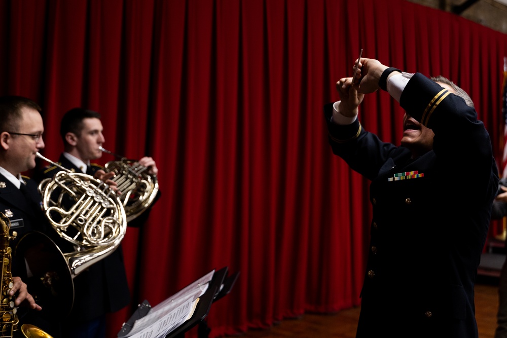 63rd Army Band plays at TAG promotion Ceremony